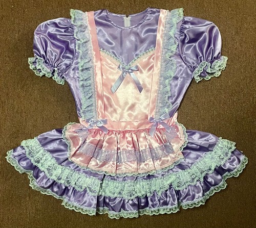 Lilac pink satin - lilac,