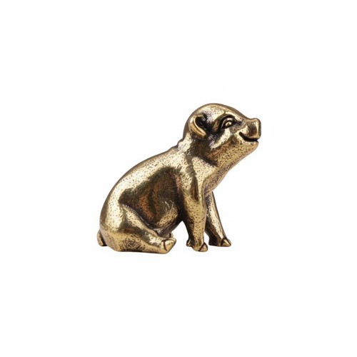 Antique copper pig - pig, vintage