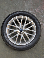KIA RIO MK4 ALLOY WHEEL WITH TYRE 195/55/ R16 GENUINE 52910H8200