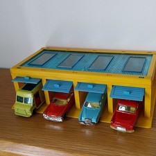 Husky Vintage Multi Garage With 4 Cars Rare Item Used Unboxed See Images HTF