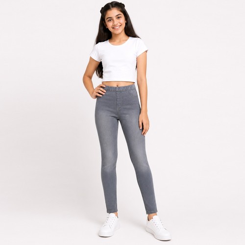 Kids denim jeggings girls - kids,