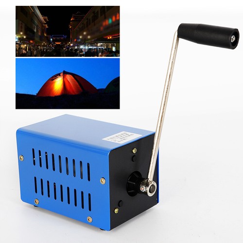 Manual hand crank - crank, generator
