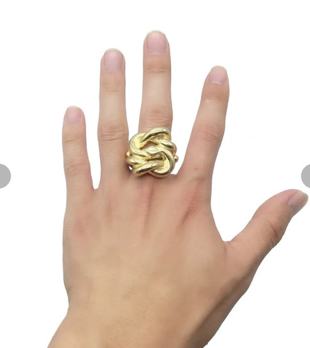 Love knot ring stainless - knot,