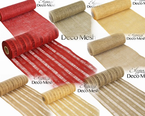 Burlap ribbon deco - burlap,