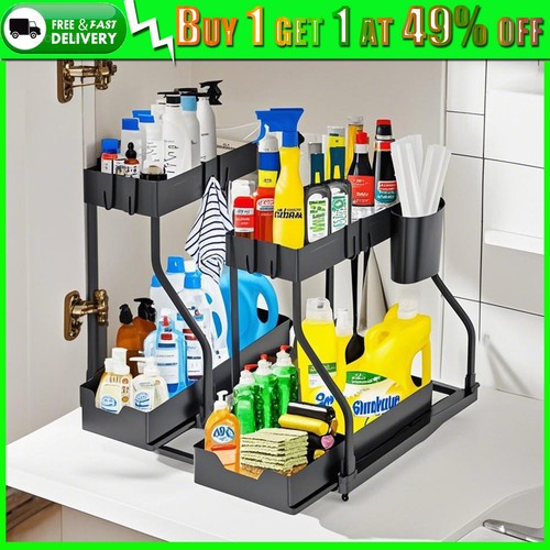 Tier pull out basket under - 2-tier,