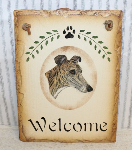 Ceramic tile welcome - ceramic, sign