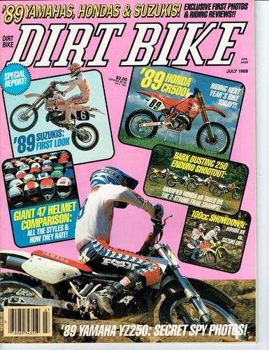 July 1988 dirt bike - bike, motorcycle