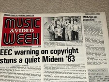 Music & Video Week 1983.Pre