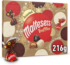 Maltesers Truffles Assorted Chocolate Xmas Sweet Surprise Advent Calendar - 216g