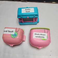 3 x  Faulty Mattel Pixel Chix