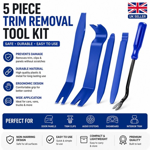 5pcs car trim removal - removal, kit