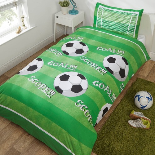 Goal football single duvet - football,