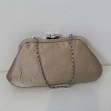 John Lewis Small Evening Clutch Bag In Cream Colour Perfect for Parties