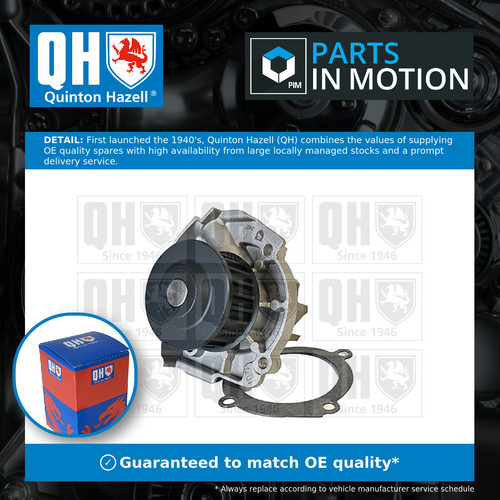 Water pump fits - pump, fiat