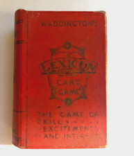 LEXICON * Vintage 1930s Waddingtons Card Game * Complete *