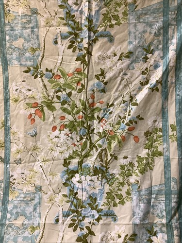 Long vintage curtain - vintage,