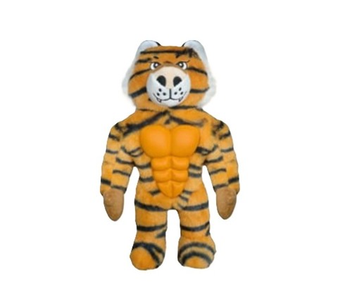 Muscular tiger dog - tiger, plush