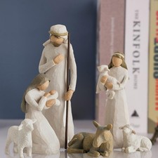 NEW~6-piece nativity set Born Scene Willow-Tree figure J5C3