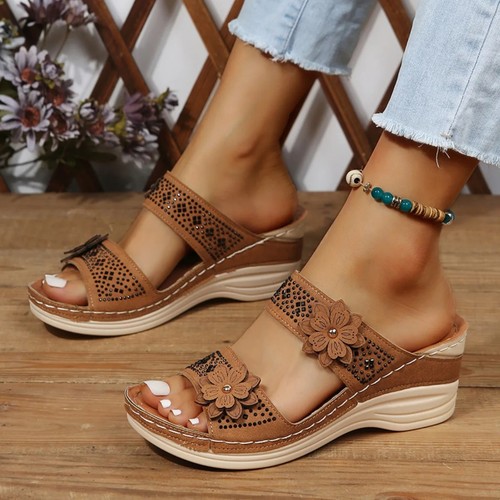 Womens wedge heel sandals - womens,