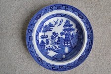 Antique soup plate Willow