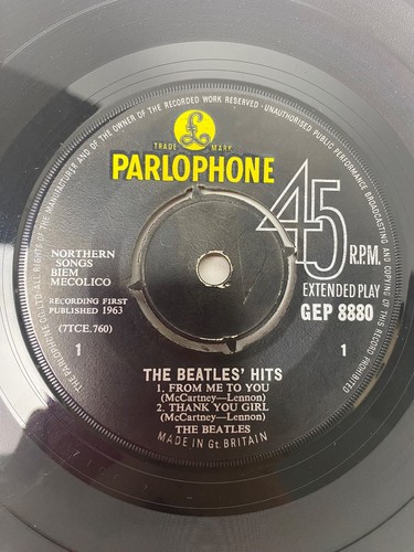The beatles hits - hits, inch