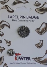 TUDOR ROSE Pin, English Pewter