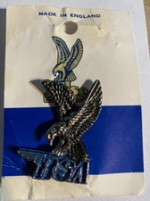 VINTAGE "BSA" MOTORCYCLE BIKE BADGE - NEW AND UNUSED (Blue Card)