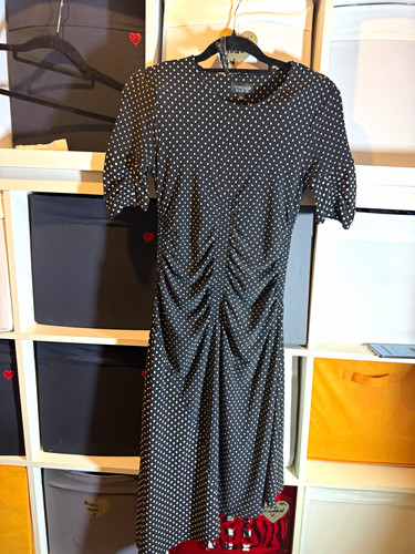 Topshop black white - black, polka