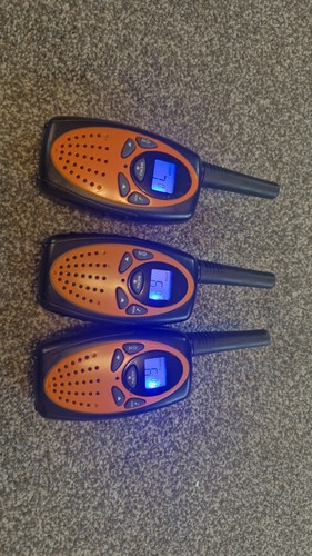 Orange walkie talkies - walkie, two