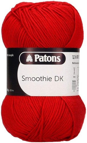 Patons smoothie red - dk,