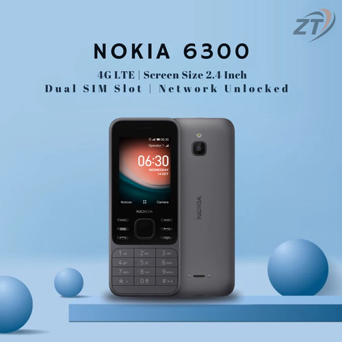 Nokia 6300 unlocked - 4g, uk