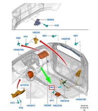 Ford Ranger Mk3 Airbag System Nut 1669338 W714729-S415 New Authenticity