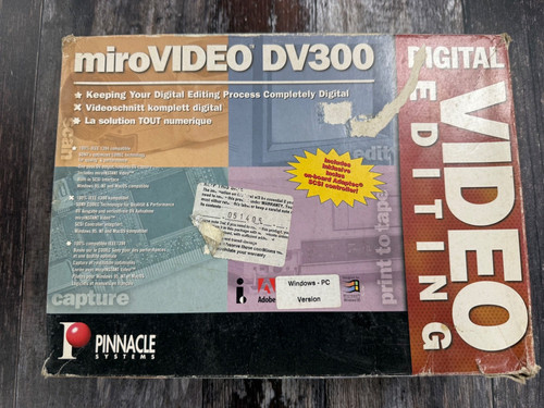 Pinnacle systems mirovideo - pinnacle,