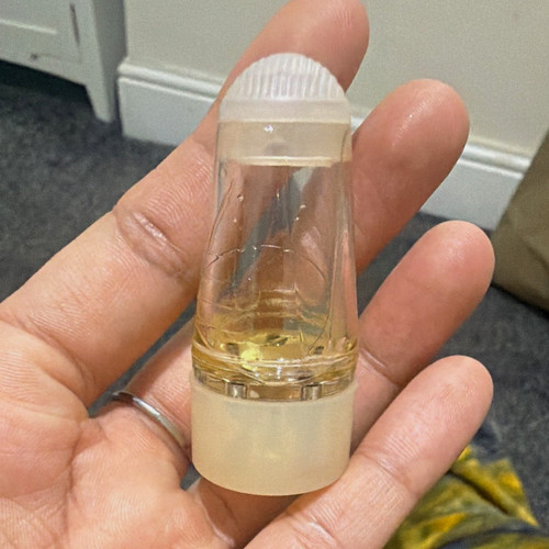 Miniature clear glass perfume - miniature,