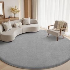 Round Fluffy Rugs Large Shaggy