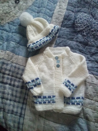 Hand knitted baby cardigans - baby,