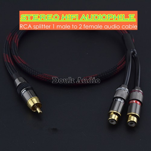 Rca phono splitter audio - rca, y