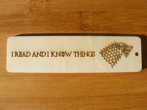 Bookmark game thrones - bookmark,