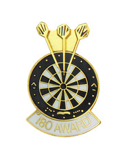 Darts & Dartboard 180 Award Pin Badge