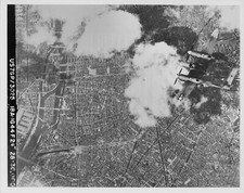 P-38 LIGHTNING OVER PARIS -  original aircraft photo