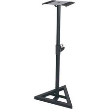 QTX Studio Monitor Stand SINGLE Height Adjustable Hi-Fi Studio Speaker Stand
