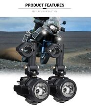 80W LED Spot Light auxiliary Motorcycle Headlight Triumph Fog Lamp Honda BMW