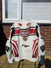 Yamaha leather jacket - leather,