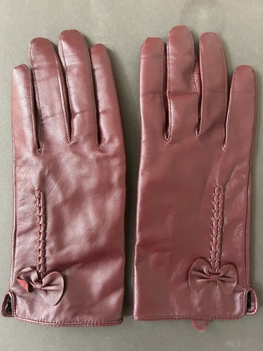 Ladies leather gloves - ladies,