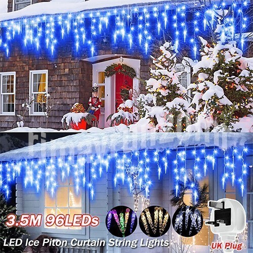 Led icicle outdoor - icicle, christmas