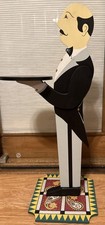 VNTG Art Deco Waiter Statue