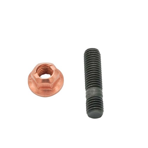 Copper nut stud exhaust - copper, +