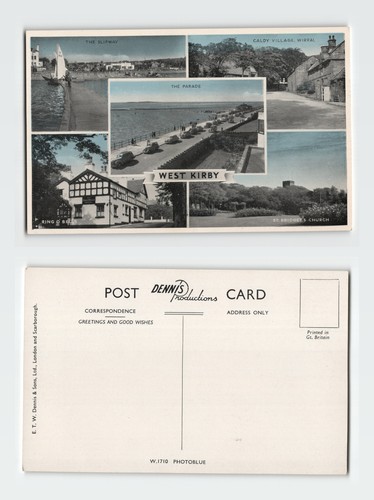 Postcard multi view - postcard, west