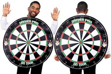 DART BOARD COSTUME GIANT PLUSH FUNNY NOVELTY SPORTS ADULT STAG PARTY FANCY DRESS