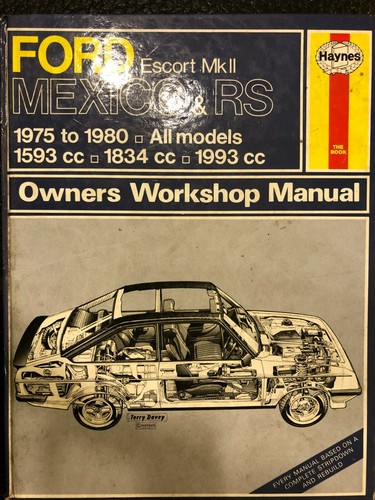 Ford escort mkii mexico rs1800 - ford,